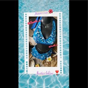 NWOT Justice girls’ (Junior’s) bikini swim set❣️
